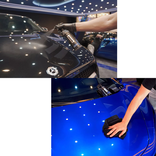 Cera Blend azul brilhante em spray - 500 ML - Vonixx