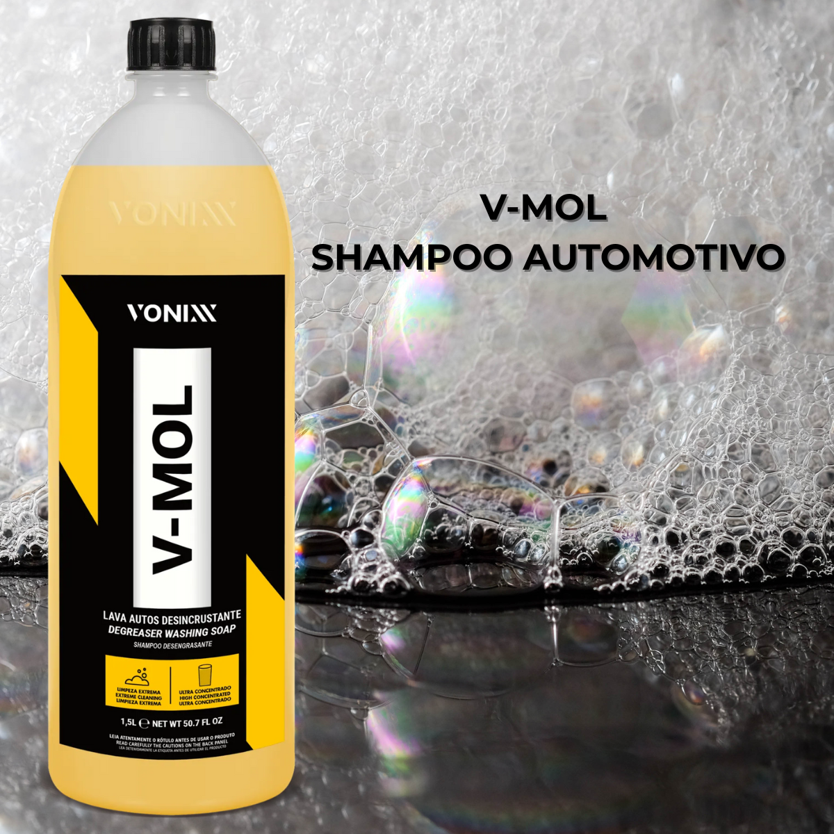 V Mol Vonixx Lava Auto Desincrustante Remove Barro 1,5l