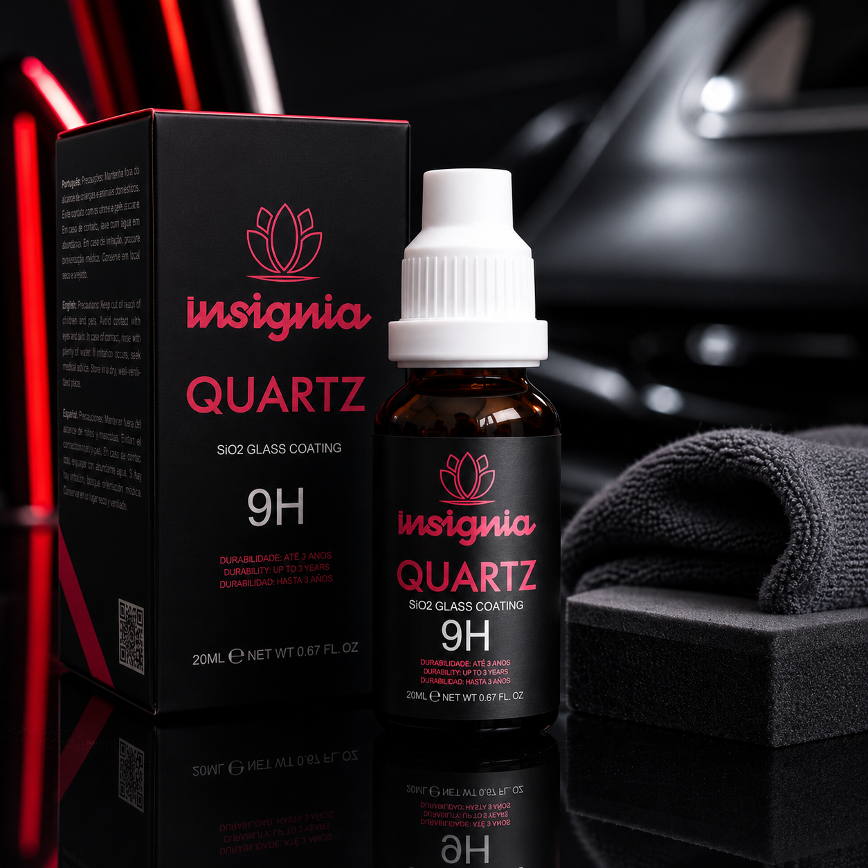 Vitrificador Easytech Insignia Quartz 9H 20ml Proteção 3 Anos