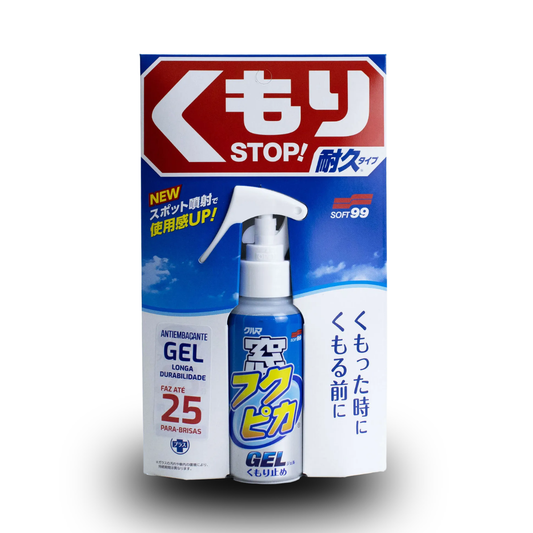 Antiembaçante Gel Soft99 - Visibilidade Cristalina e Alta Durabilidade (Até 20 dias)