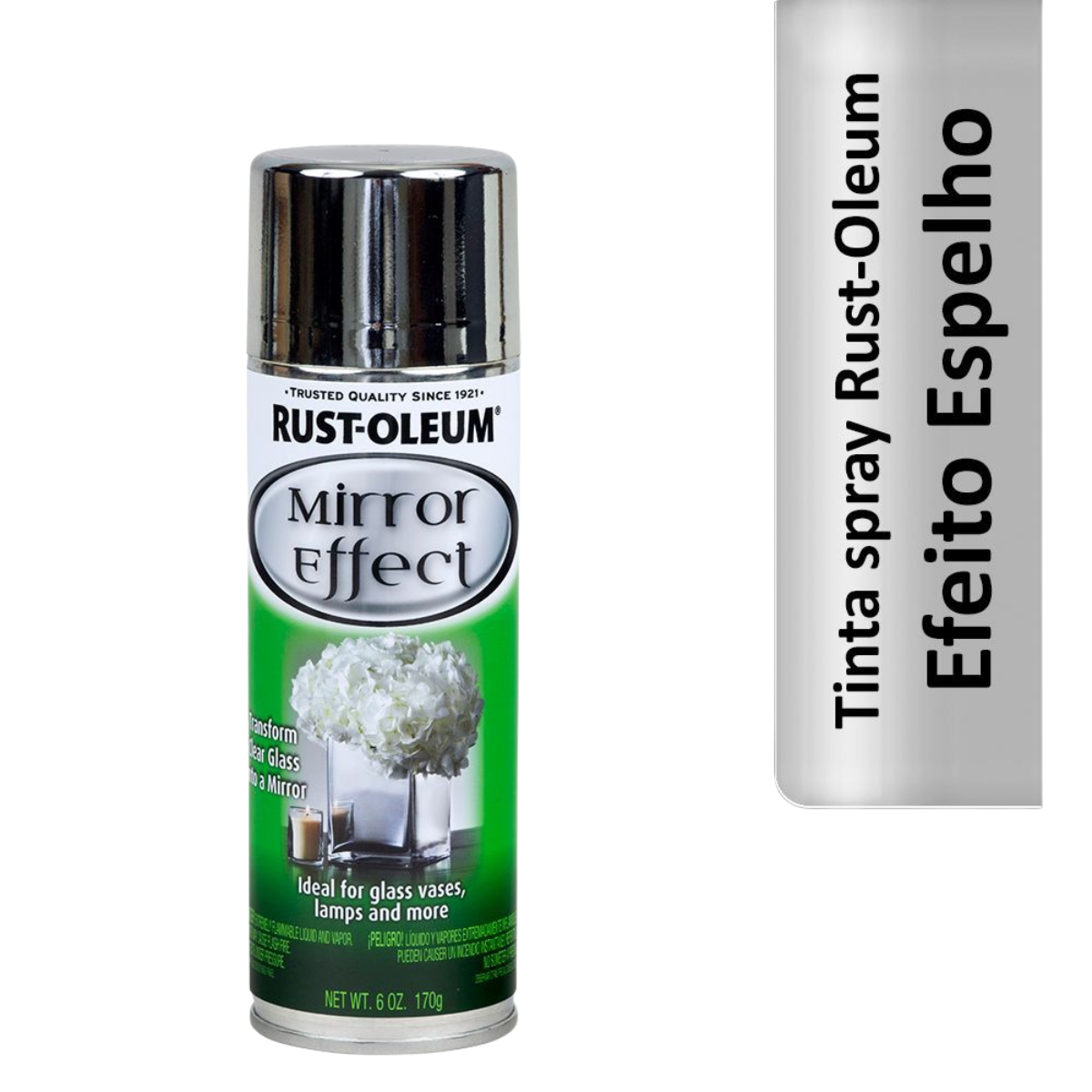 Tinta Spray Efeito Espelho Rust Oleum - Mirror Effect Spray