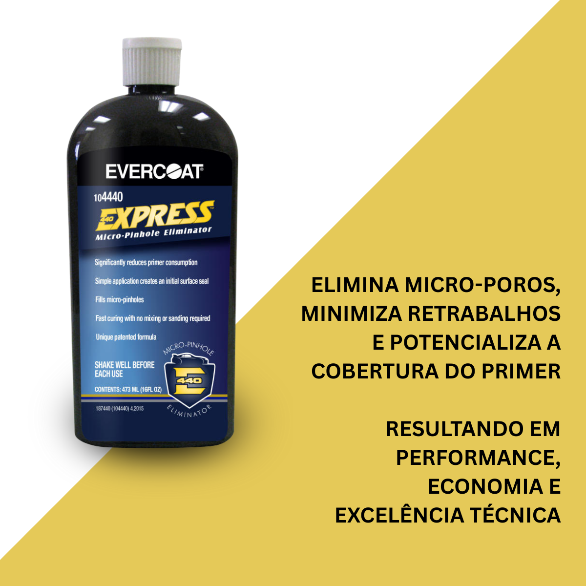 Eliminador de Microfuros -Reparação - Evercoat -440 Express