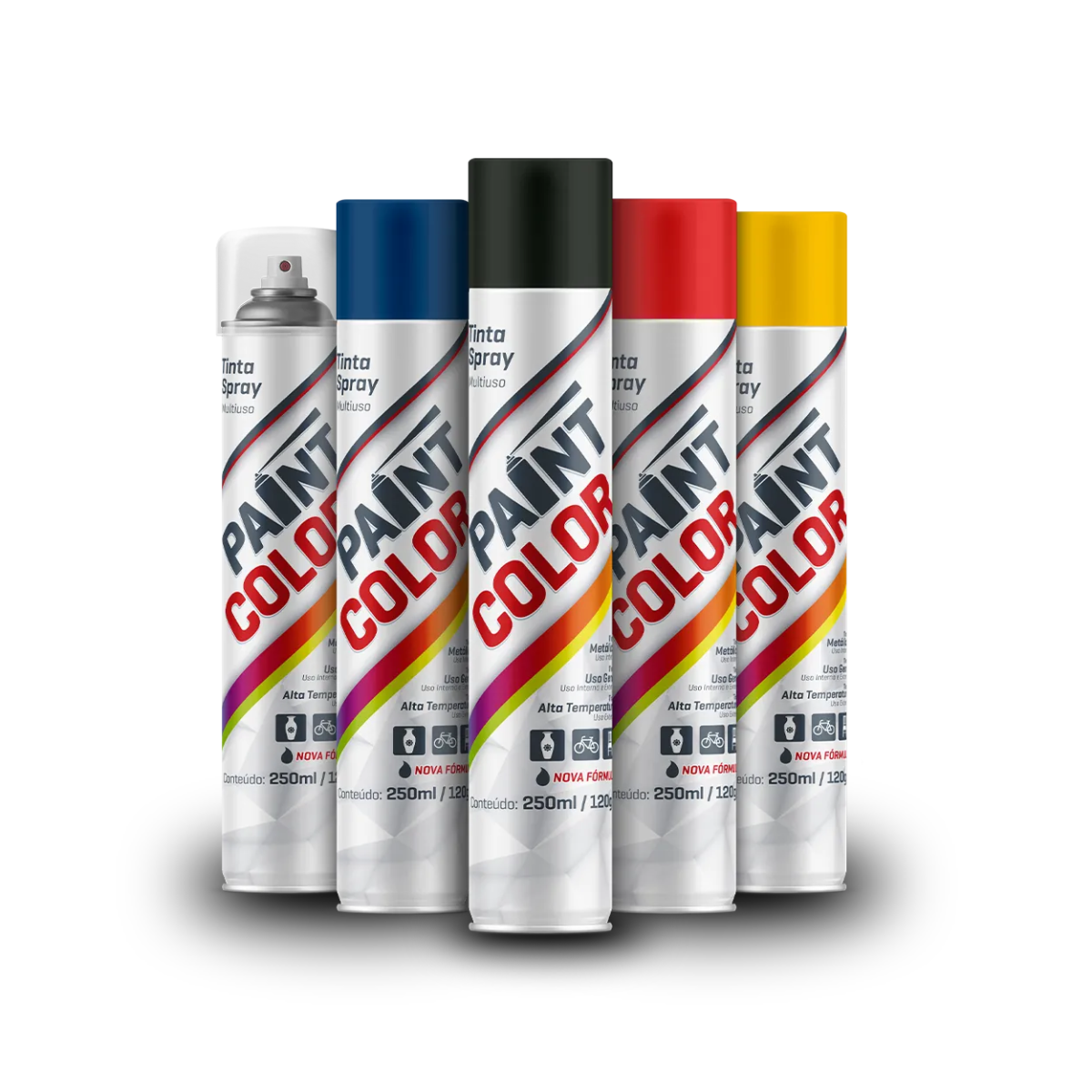 Tinta Spray Paint Color - Uso Geral Alta Cobertura - Chemicolor