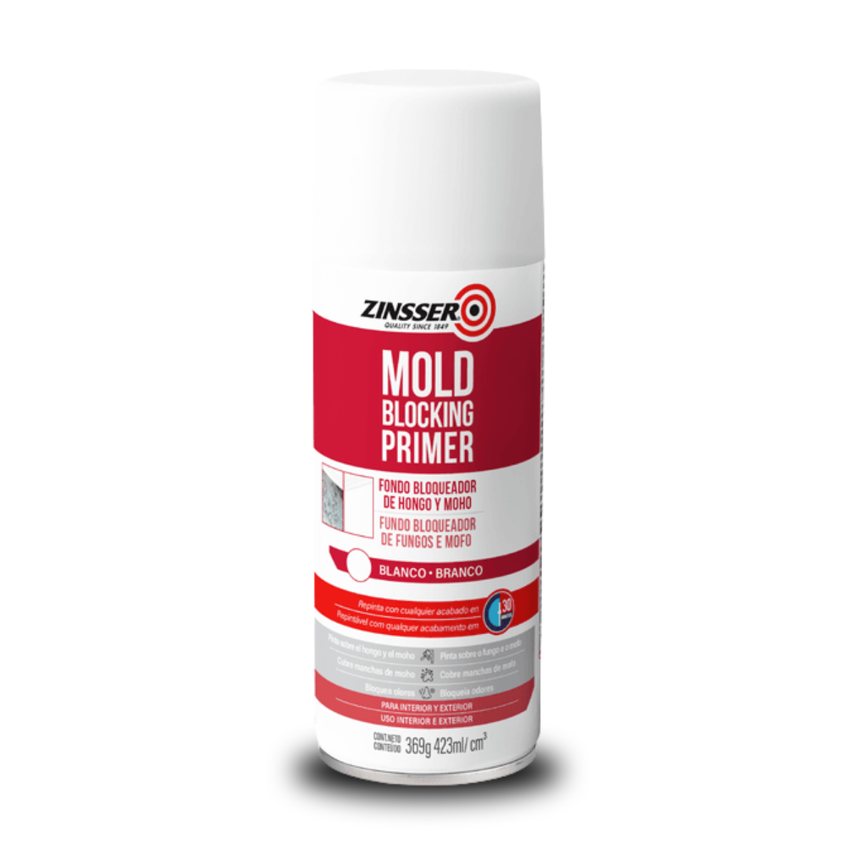 Primer Spray Bloqueador de Mofo Zinsser Mold Blocking - 369g