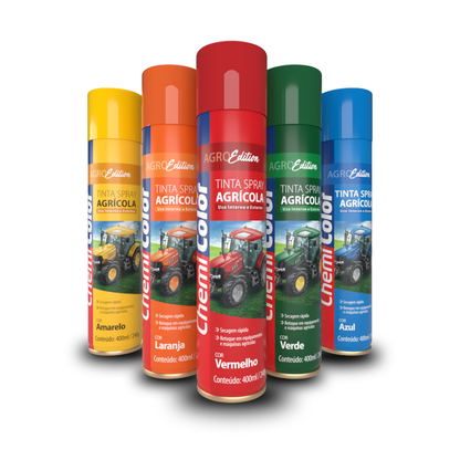 Spray Agrícola Chemicolor -  Alta Resistência para Máquinas - 400ml