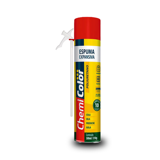 Spray Espuma Expansiva PU  - Selante e Isolante - Chemicolor