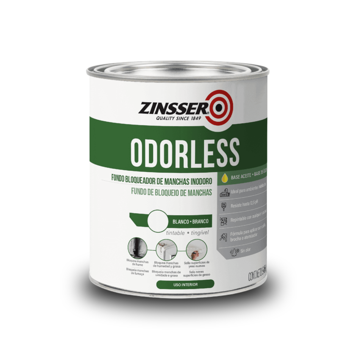 Primer Bloqueador de Manchas Sem Cheiro Zinsser Odorless - 946ml