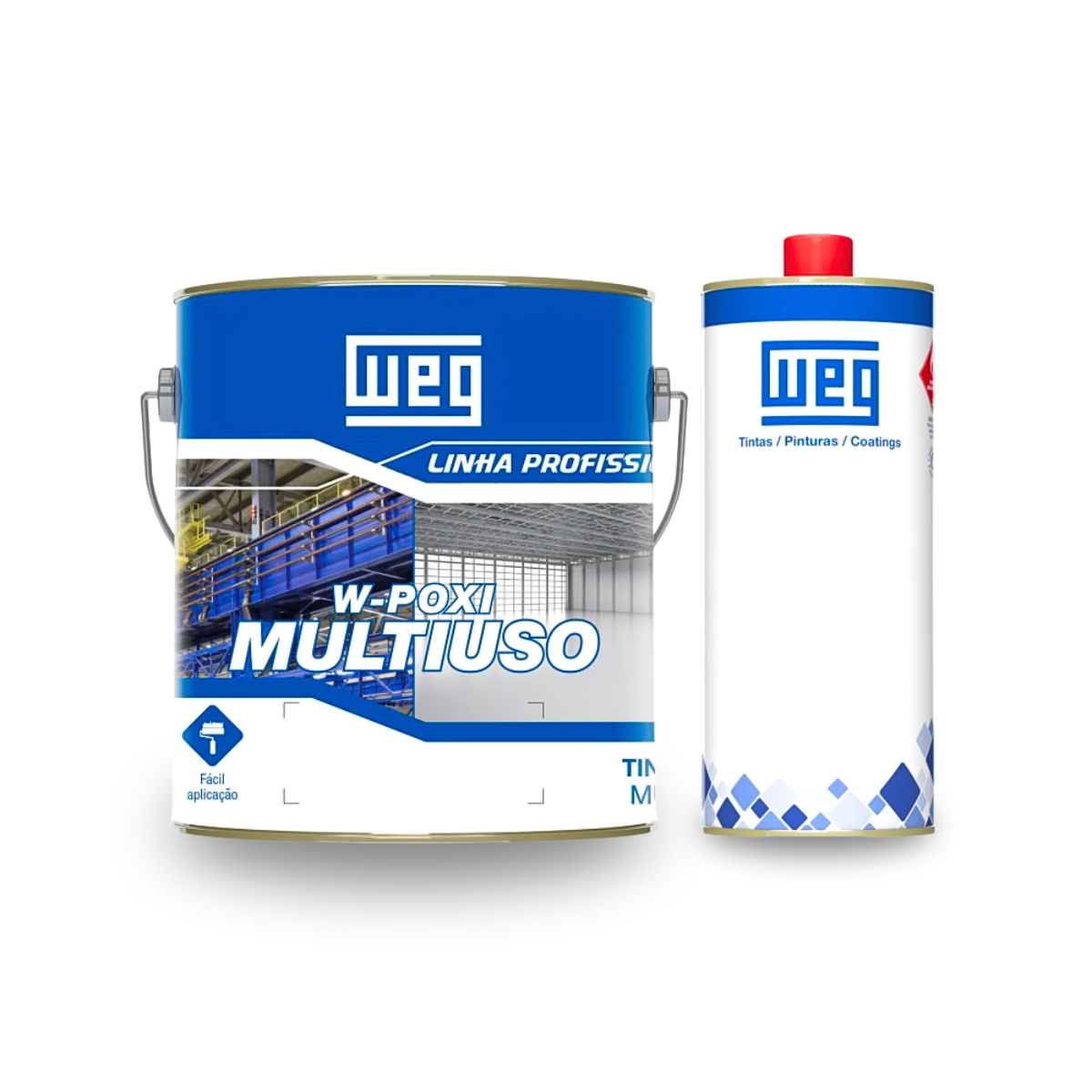 Tinta Weg Epóxi Multiuso Metal Piso Azulejo - Branco - 3,6 L