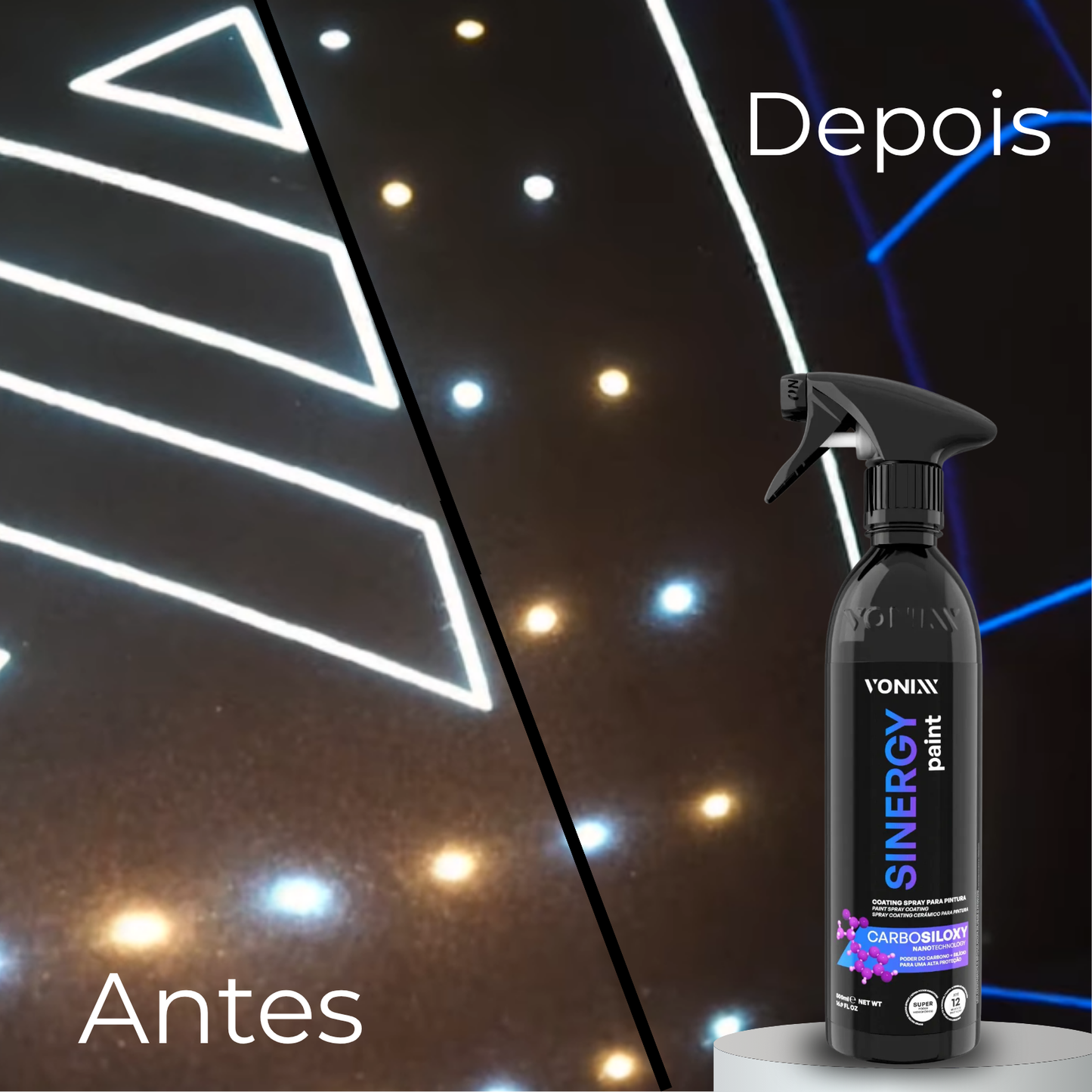 Sinergy Paint Vitrificador Para Pintura Spray -  500ml Vonixx