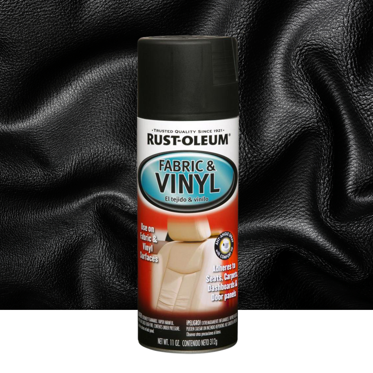 Spray Rust-Oleum  Revestimento Flexível para Vinil e Tecido - Preto