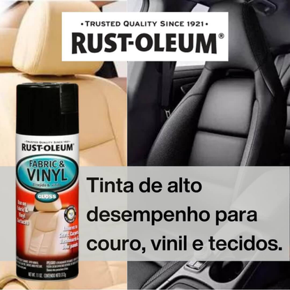 Spray Rust-Oleum  Revestimento Flexível para Vinil e Tecido - Preto