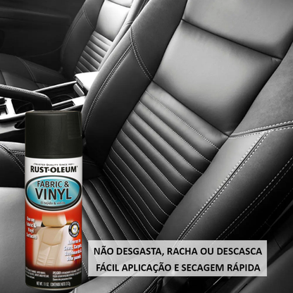 Spray Rust-Oleum  Revestimento Flexível para Vinil e Tecido - Preto