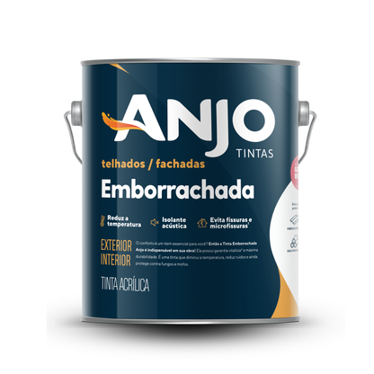 Tinta Emborrachada Anjo 3,6L - Impermeabilizante e Isolante Térmico