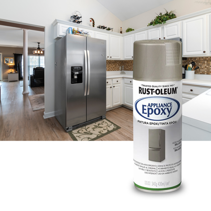 Tinta Epóxi em Spray Rust-Oleum Aço Inox Brilhante – Alta Resistência para Metais