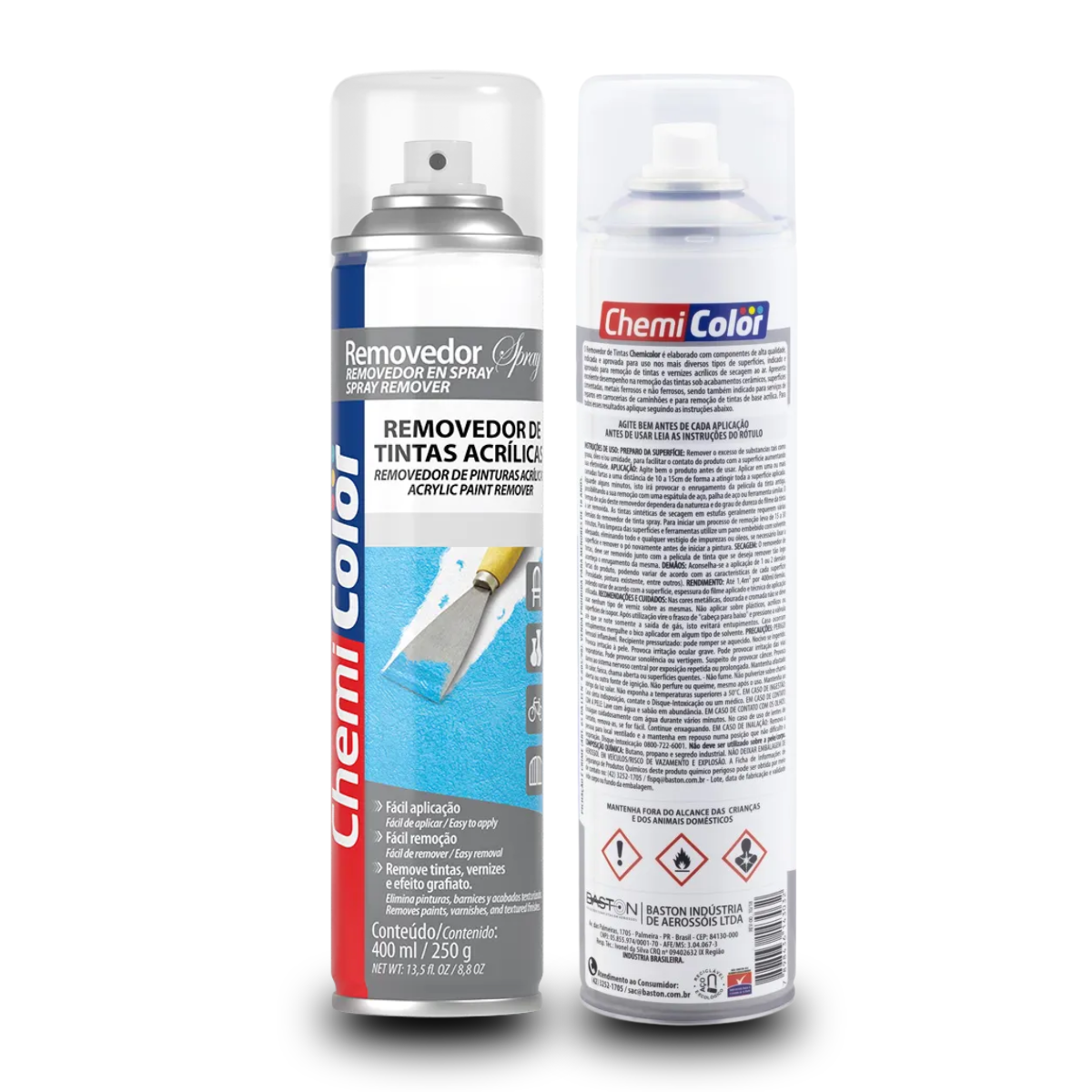 Removedor de Tintas Spray -  Removedor de Verniz e Tinta - Chemicolor