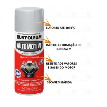 Primer de Alta Temperatura Rust-Oleum High Heat até 1093°C