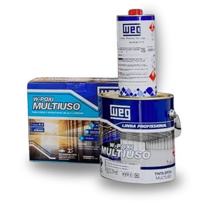 Tinta Weg Epóxi Multiuso Metal Piso Azulejo - Branco - 3,6 L
