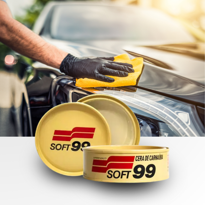 Cera De Carnaúba em pasta - Soft99 Automotiva 65 Pasta 100 g Creme