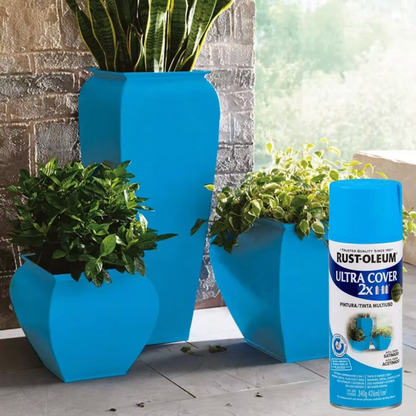 Spray Ultra Cover Azul Oásis Acetinado Rust Oleum