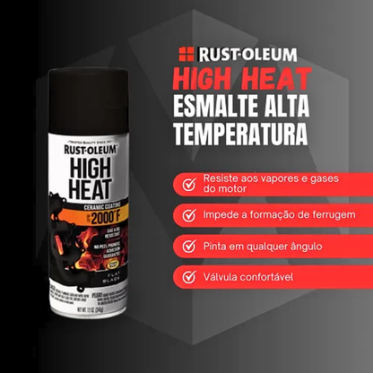 Tinta Spray Rust-Oleum High Heat 1093°C - Revestimento Cerâmico Professional