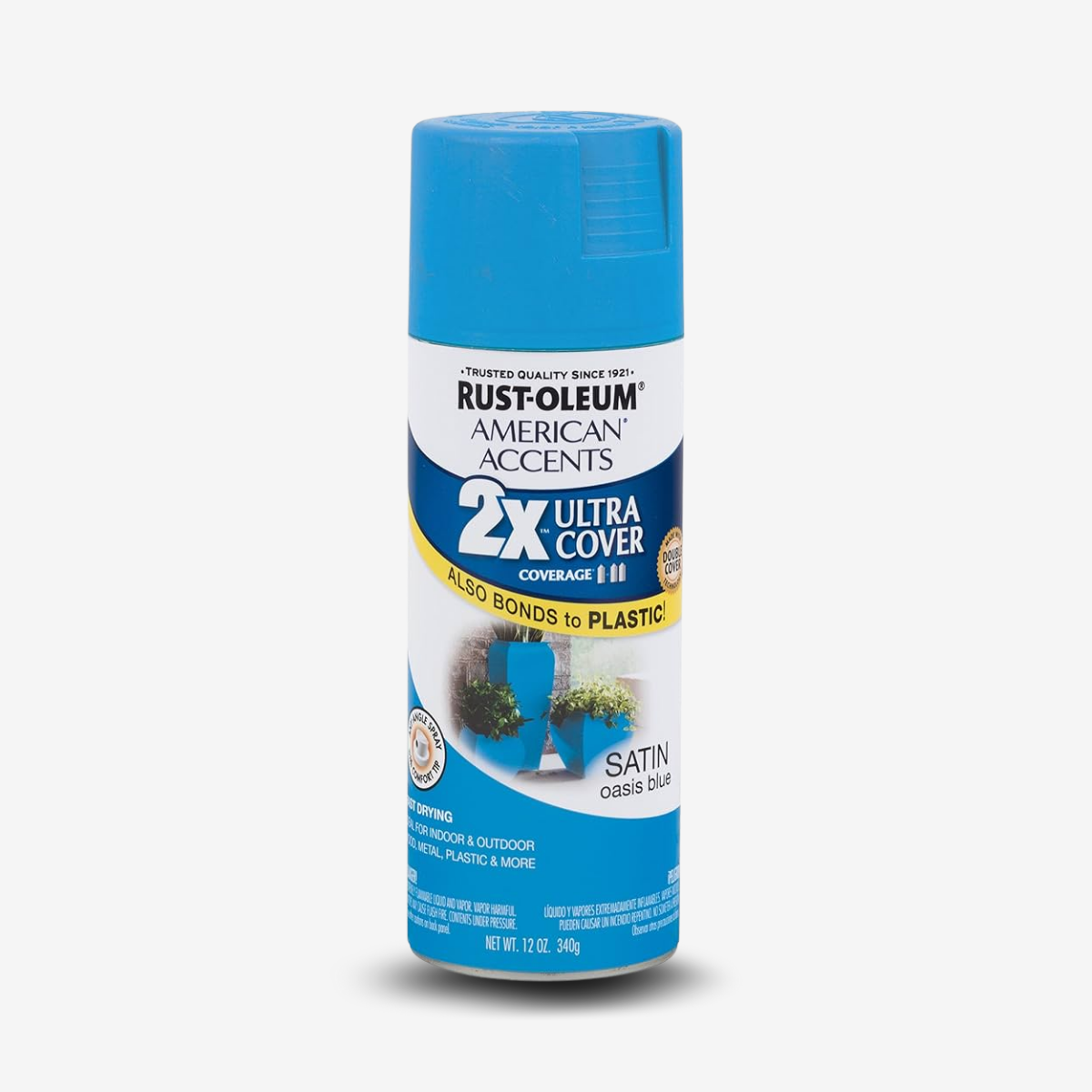 Spray Tinta Ultra Cover -  Rust Oleum -  Oasis Satin Blue