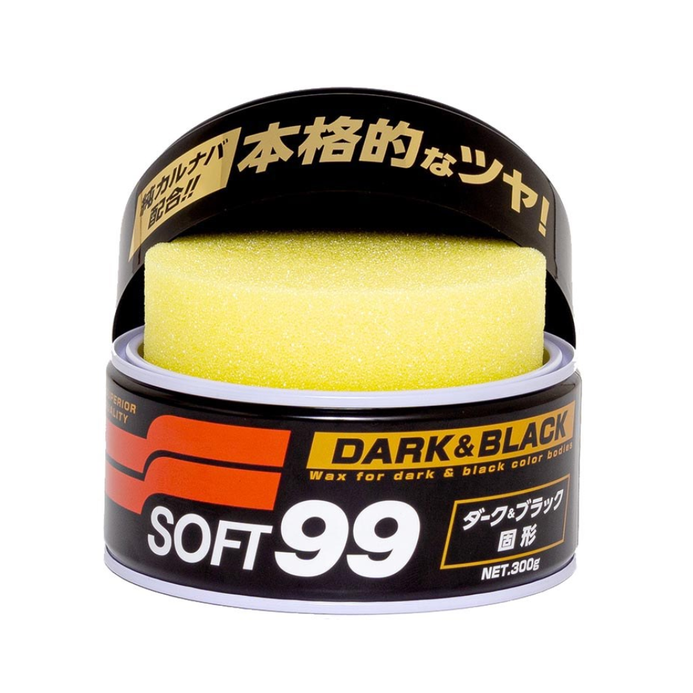 Cera Fusso Coat Preta para Carros Escuros Soft99 – Alta Proteção e Brilho