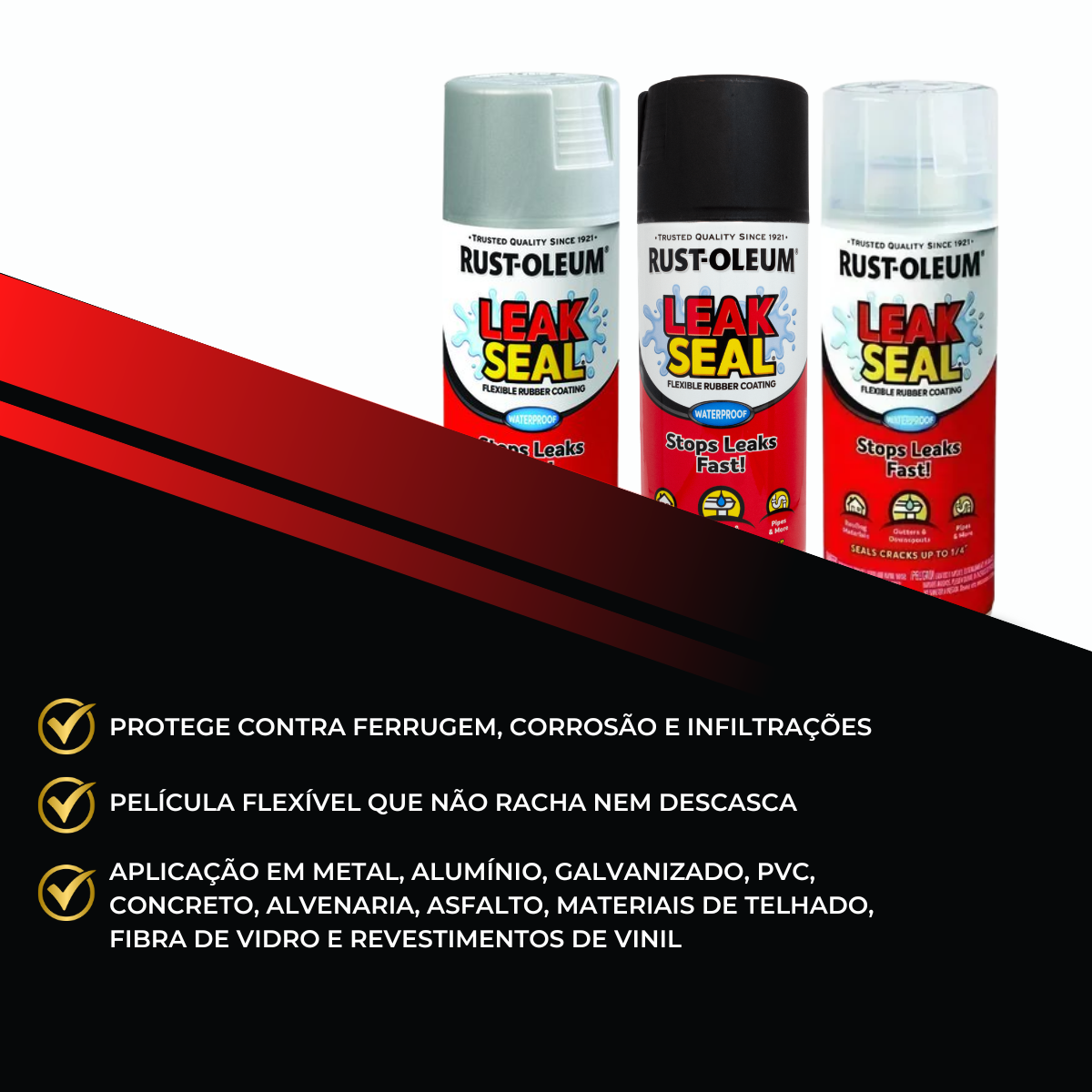 Spray Impermeabilizante LeakSeal Rust-Oleum Transparente