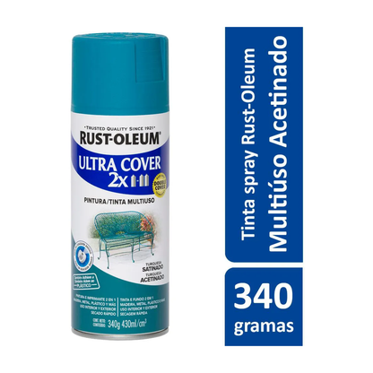 Spray Multiuso Ultra Cover -  Rust Oleum - Turquesa
