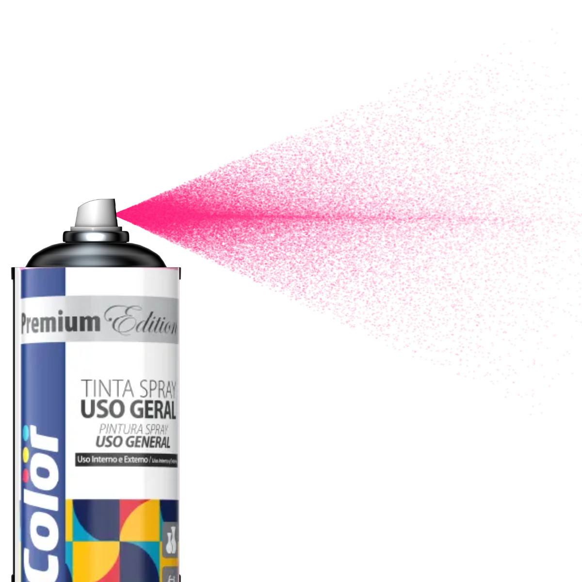 Tinta Spray Uso Geral - Secagem Rápida e Alto Rendimento - Chemicolor