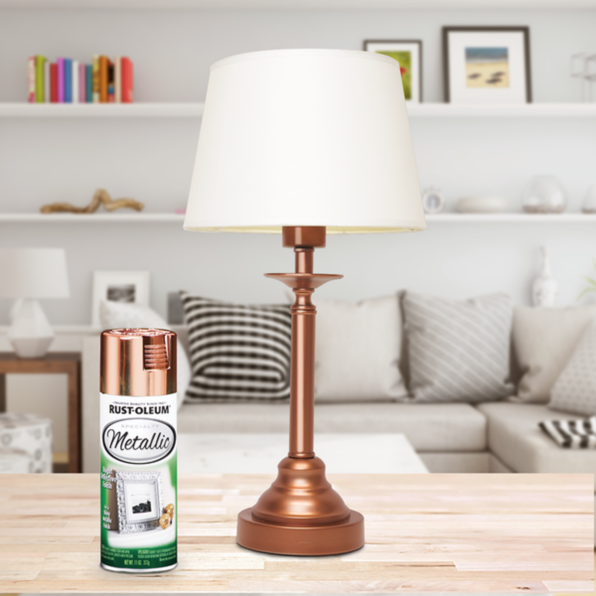 Spray Acabamento Metálico Rust-Oleum Alta Cobertura Cobre