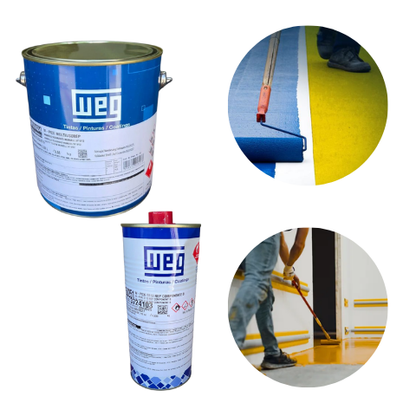 Tinta Weg Epóxi Multiuso Metal Piso Azulejo - Branco - 3,6 L