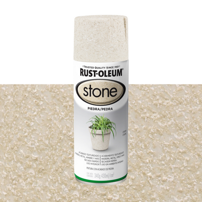 Spray Rust-Oleum Stone Acabamento Pedra - Creme