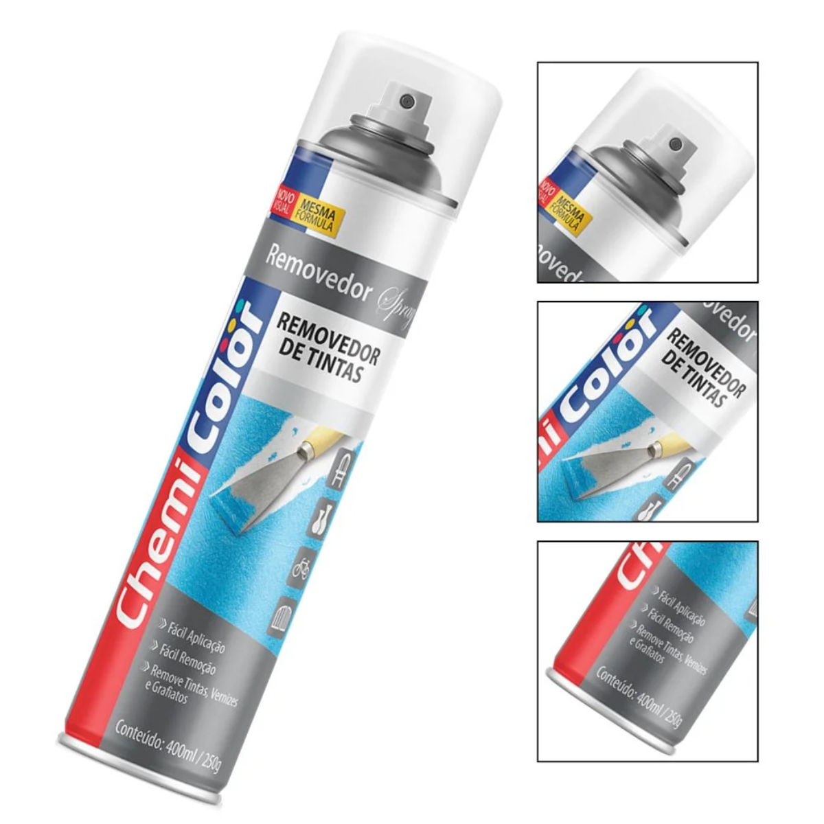 Removedor de Tintas Spray -  Removedor de Verniz e Tinta - Chemicolor