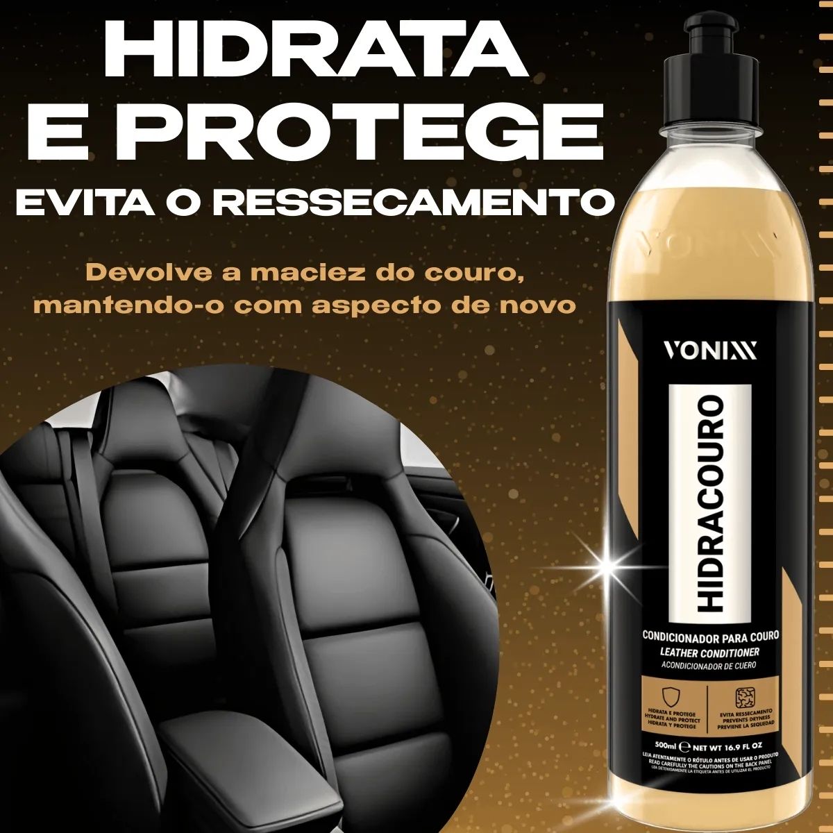 HIDRACOURO HIDRATANTE PARA COURO 500ML