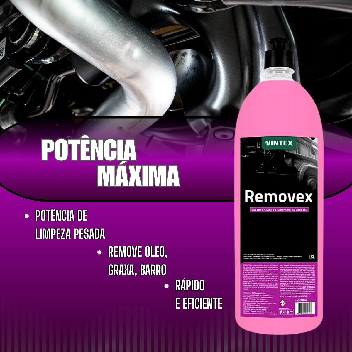 Removex 1,5L Desengraxante Vintex