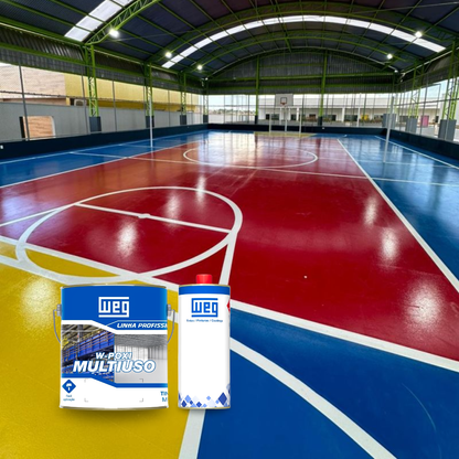 Tinta Weg Epóxi Multiuso Metal Piso Azulejo - Branco - 3,6 L