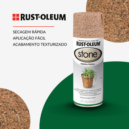 Spray Acabamento Pedra  Bege Sienna -  Stone Rust-Oleum