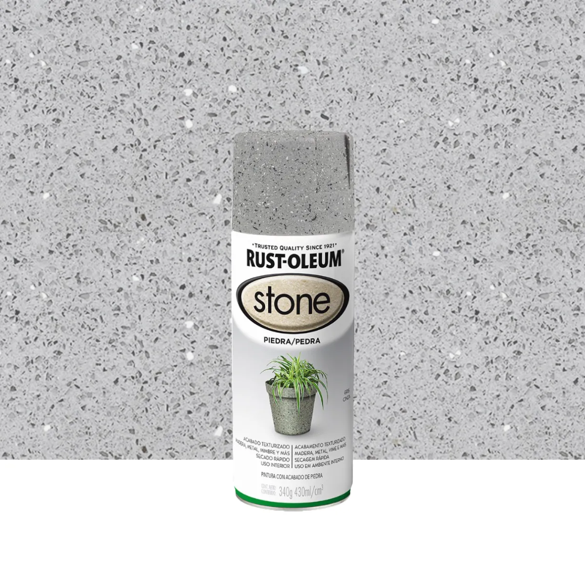 Spray Acabamento Pedra Cinza -  Stone Rust-Oleum