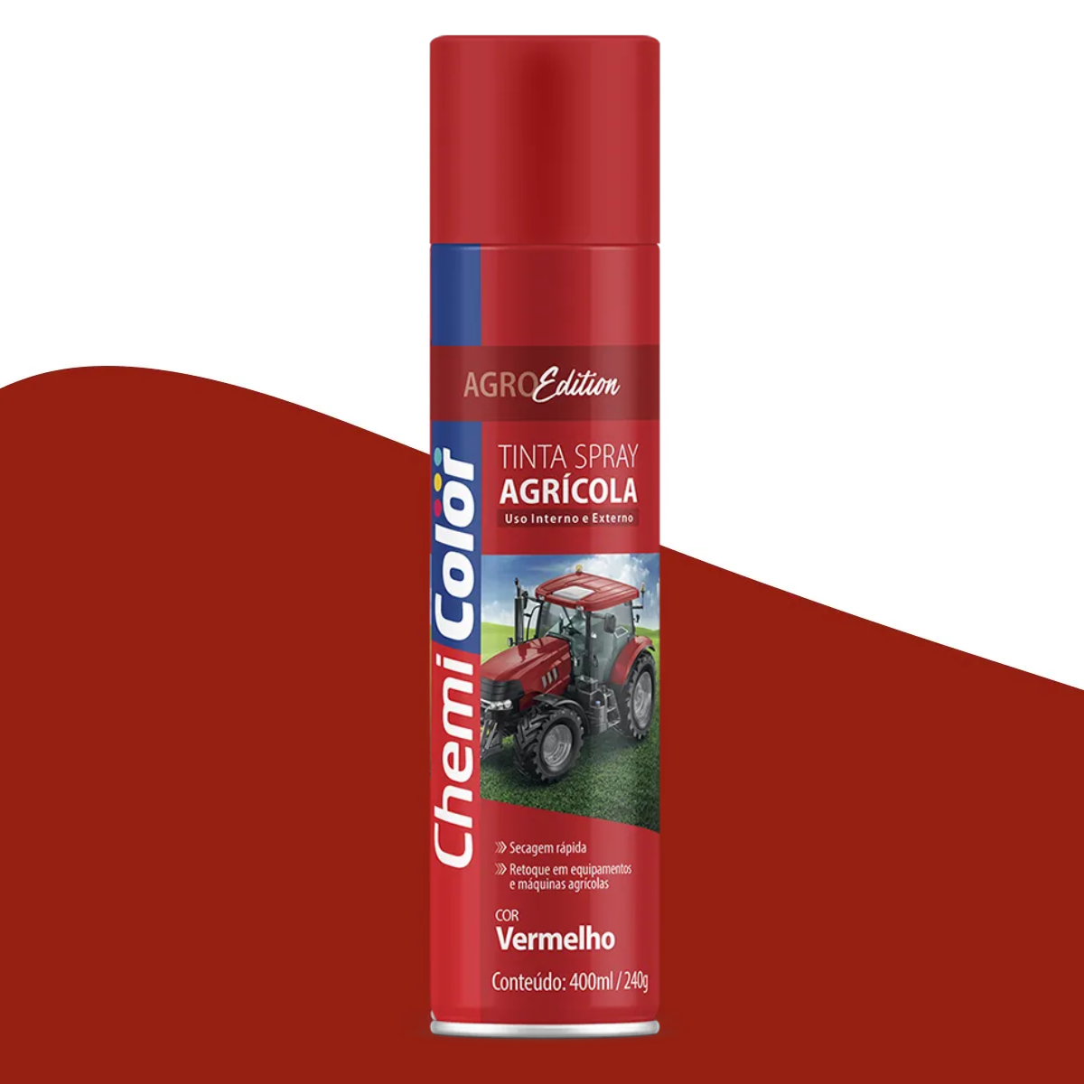 Spray Agrícola Chemicolor -  Alta Resistência para Máquinas - 400ml