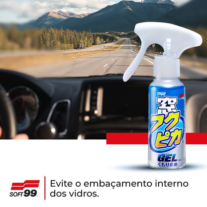 Antiembaçante Gel Soft99 - Visibilidade Cristalina e Alta Durabilidade (Até 20 dias)