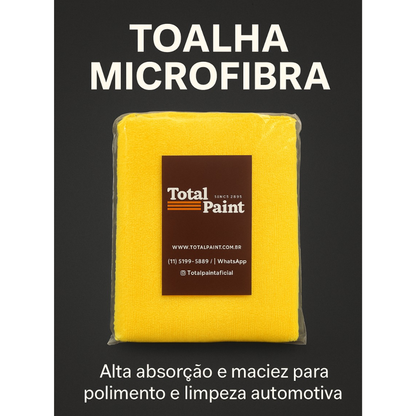 Kit 2 Panos de Microfibra Total Paint - Multiuso e Prático