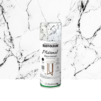 Tinta Spray Decorativa Efeito Mármore Preto - Rust-Oleum