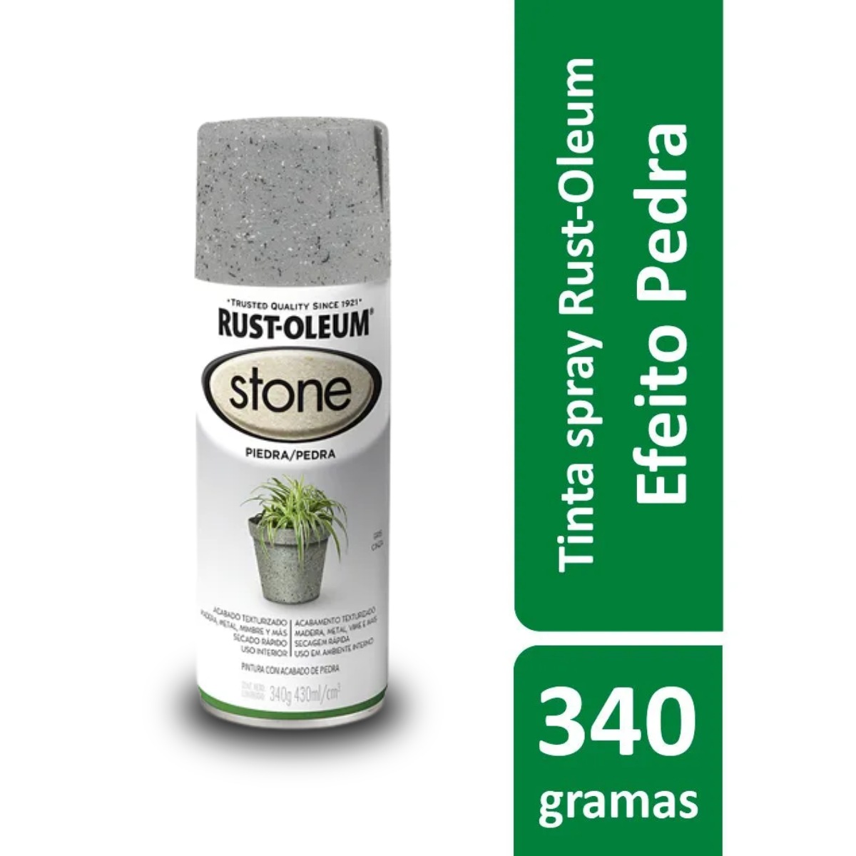 Spray Acabamento Pedra Cinza -  Stone Rust-Oleum