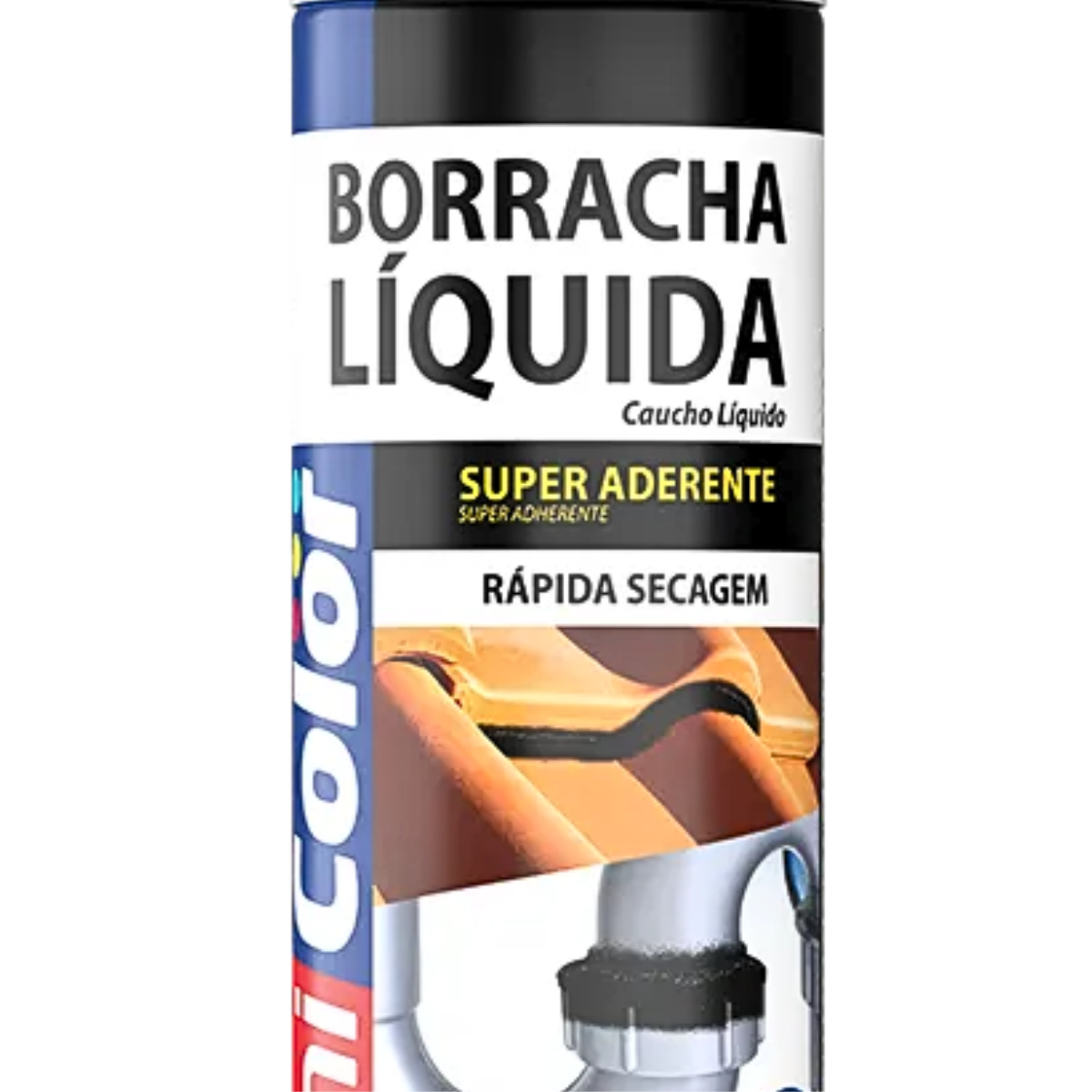 Borracha Líquida Spray - Impermeabilizante Flexível - Branca e Transparente