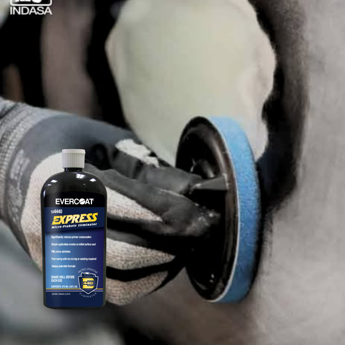Eliminador de Microfuros -Reparação - Evercoat -440 Express