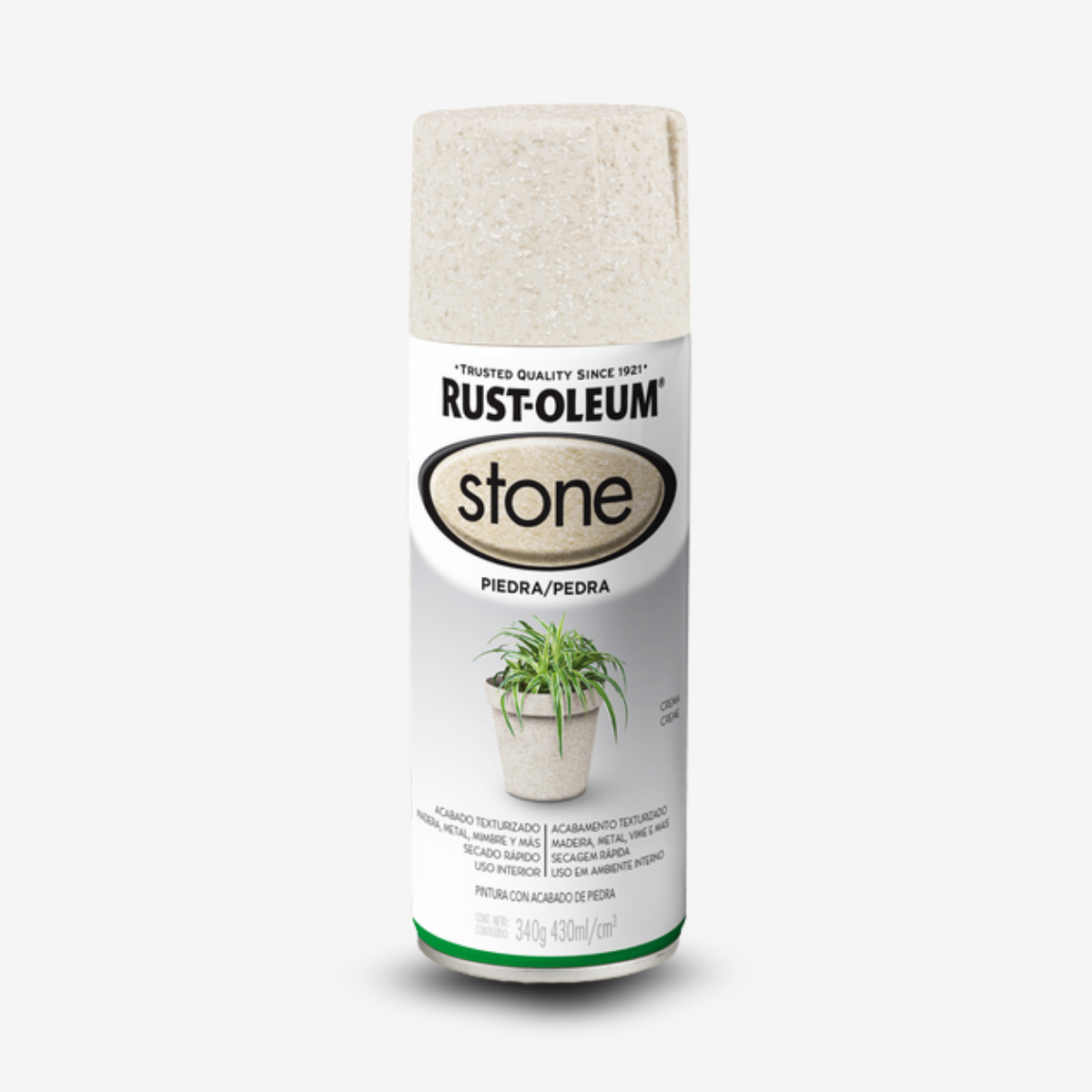 Spray Rust-Oleum Stone Acabamento Pedra - Creme