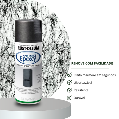 Spray Efeito Mármore Branco Rust-Oleum – Tinta Spray Decorativa