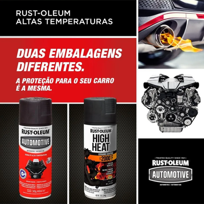 Tinta Spray Rust-Oleum High Heat 1093°C - Revestimento Cerâmico Professional