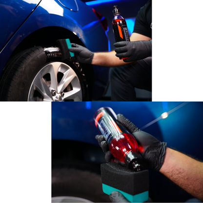 SHINY Renovador de Pneus – Brilho Intenso e Proteção Duradoura