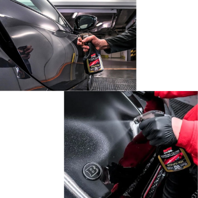 Kit Cera Líquida Luxury Gloss com 2 toalhas de microfibra